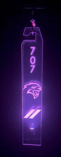 Multi-Color LED Custom Acrylic Hood Prop Dodge Challenger Hellcat