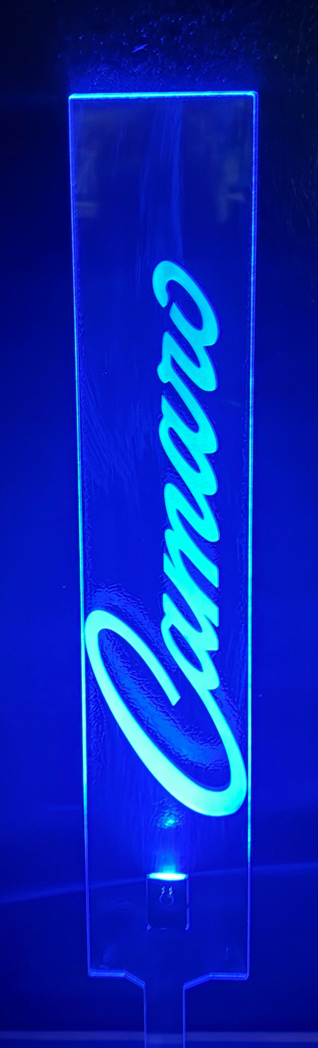 Multi-Color LED Custom Acrylic Hood Prop Chevrolet Camaro