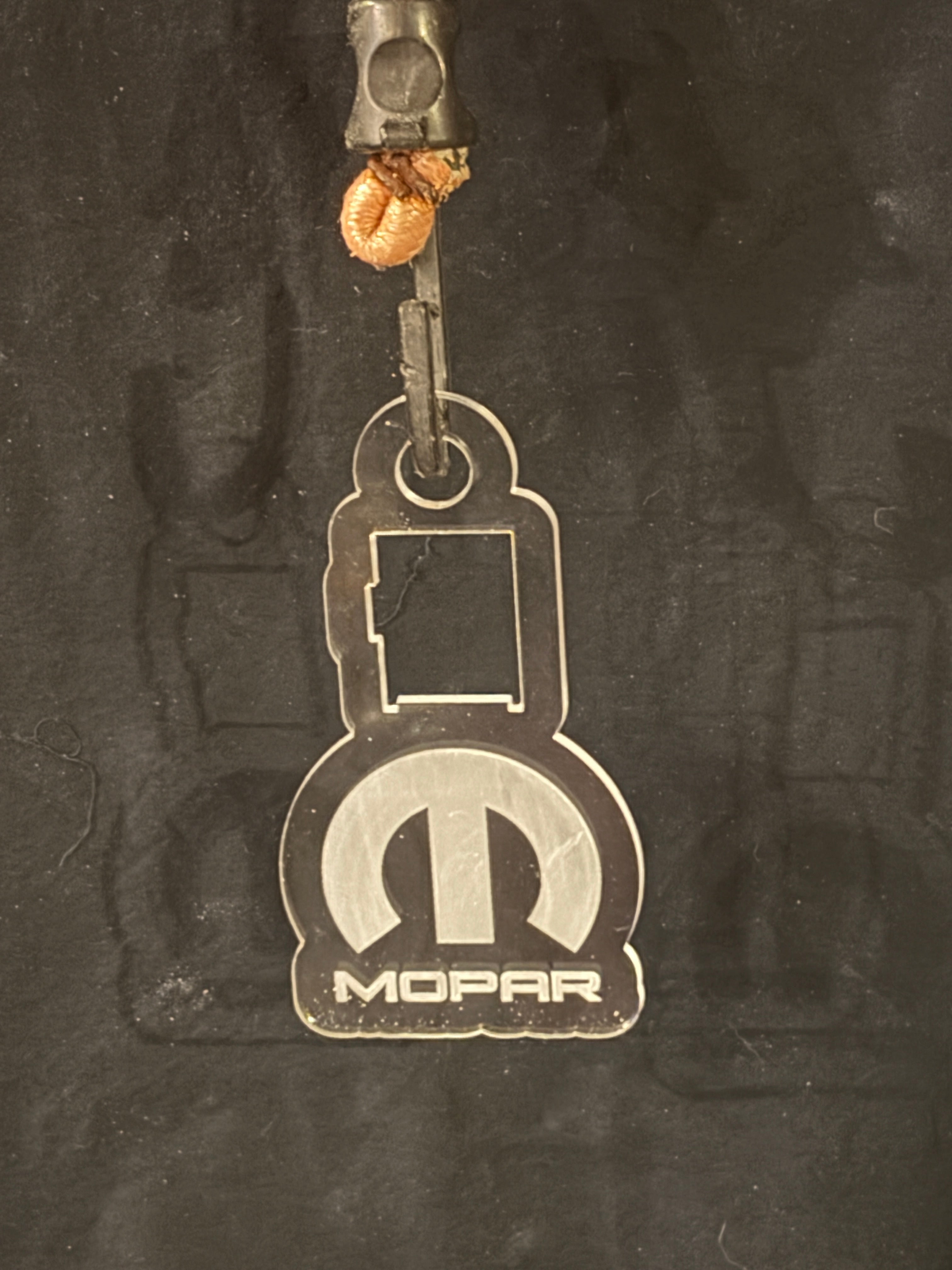 Led Acrylic Car Rear View Mirror Hanger Charm Dodge Plymouth MOPAR