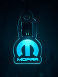 Led Acrylic Car Rear View Mirror Hanger Charm Dodge Plymouth MOPAR