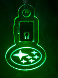 Led Acrylic Car Rear View Mirror Hanger Charm Subaru