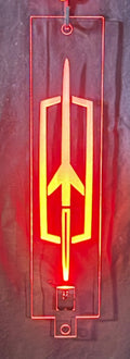 Multi-Color LED Light Custom Acrylic Oldsmobile Olds Rocket Cutlass Hood Prop