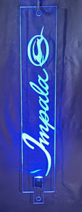 Multi-Color LED Light Custom Acrylic Chevrolet Chevy Impala Hood Prop